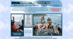 Desktop Screenshot of mannscharters.com